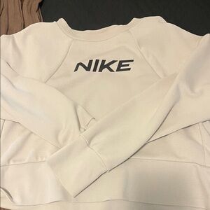 Nike Cream Crew Neck Sweater